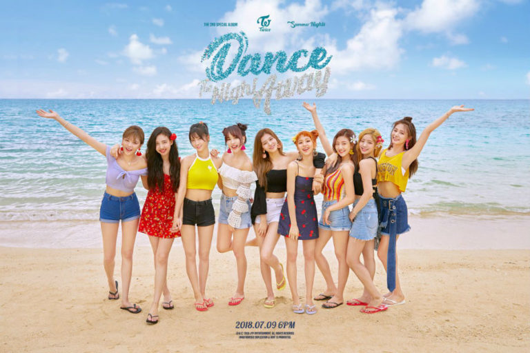 TWICE韓国での新曲「Dance the night away」のMVが7月9日に公開され